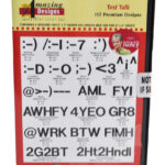 Text Talk Embroidery Design CD Sewing with Nancy CD ROM