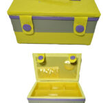 Yellow Sewing Accessories Box CD-10550-YL