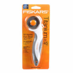 Fiskars 45mm Titanium Comfort Stick Rotary Cutter