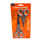 Fiskars Performance 5in and 7in Softgrip Titanium Scissors Gray
