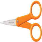 Fiskars 5 Inch Micro Tip Scissors Orange 194810-1012