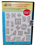 Creative Quilting Outlines Tumbling Tulips CD-ROM