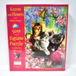 Kittens and Flowers Jigsaw Puzzle500 Piece