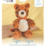 Leisure Arts Friend Tiger Crochet Pudgies Kit 57009