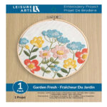 Leisure Arts Garden Fresh 6 Inch Embroidery Kit 51133