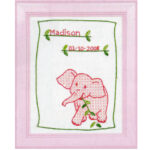 Jack Dempsey Needle Art Elephant 8in x 10in Sampler