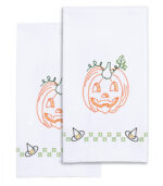 Jack Dempsey Needle Art Halloween Decorative Hand Towels