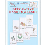 Jack Dempsey Needle Art Christmas Time Decorative Hand Towel Set