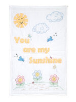 Jack Dempsey Needle Art You Are My Sunshine Crib Quilt Top