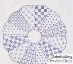 Jack Dempsey Needle Art Dresden Circle Quilt Blocks