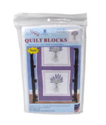 Jack Dempsey Needle Art Lavender 18 Inch Quilt Blocks