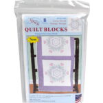 Jack Dempsey Needle Art Cross-Stitch Vintage Design 18 Inch Quilt Blocks