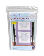Jack Dempsey Needle Art Cross-Stitch Vintage Design 18 Inch Quilt Blocks