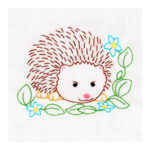 Jack Dempsey Needle Art Hedgehogs 9 Inch Quilt Blocks