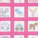 Jack Dempsey Needle Art 9in Princess Quilt Blocks