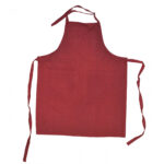 Dunroven House Solid Red Apron