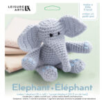 Leisure Arts Friend Elephant Crochet Pudgies Kit 57171