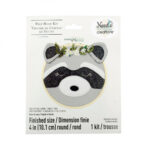 Needle Creations 4 Inch Felt Embroidery Hoop Kit Raccoon