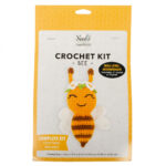 Needle Creations Brown And Yellow Bee Crochet Kit