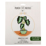 Needle Creations Monstera Plant Punch Needle Kit