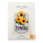 Needle Creations Sunflowers Punch Needle Canvas Kit