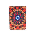 Evil Eye Mandala Kaleidoscope Pink Cosmetic Mirror