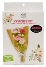 Needle Creations Pink Floral Bouquet Crochet Kit