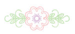 Jack Dempsey Needle Art Cross-Stitch Floral Design Lace Edge Pillowcases