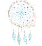 Jack Dempsey Needle Art Dream Catcher Wall Quilt