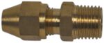 Commercial Extraction Brass Jet Wand Compression Fitting 1/4 Inch X 1/4 Inch B04CF