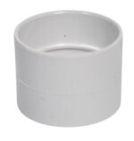 Vaculine Central Vacuum Cleaner White 2 Inch PVC Stop Coupling Fitting