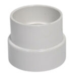 Vaculine Central Vacuum Cleaner White PVC 2 Inch To 1-3/4 Inch Pipe Adaptor Fitting