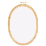 DMC 6 Inch Oval Embroidery Hoop U2107