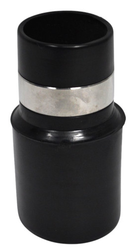 Central Vacuum 1-1/4 Inch Metal Banded Threaded Hose Cuff 59655