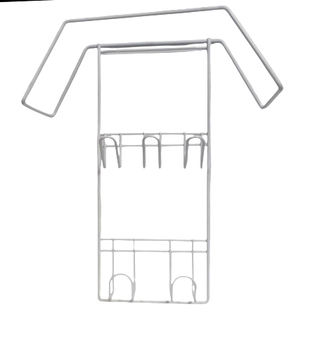 Central Vacuum Cleaner White Wire Hose and Tool Caddy