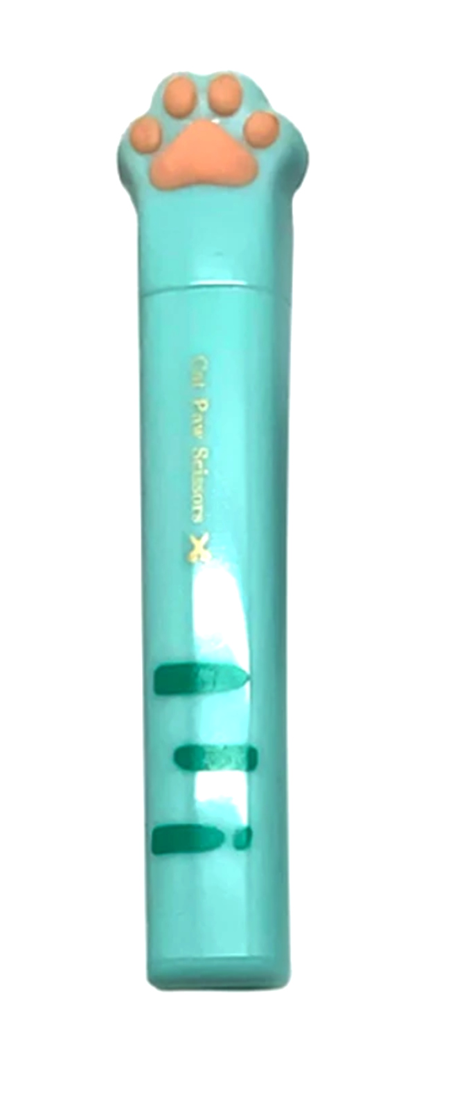 Cats Paw Themed Mini Scissors Teal