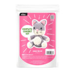 Bucilla Amigurumi Kit 5 Inch Caylee the Cat Complete Crochet Kit 49681E