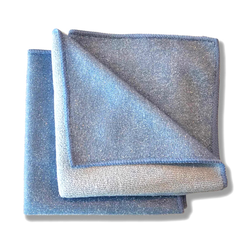 Clean-Eez Dual Microscrub Microfiber Cleaning Cloths 16 Inch x 16 Inch 8196