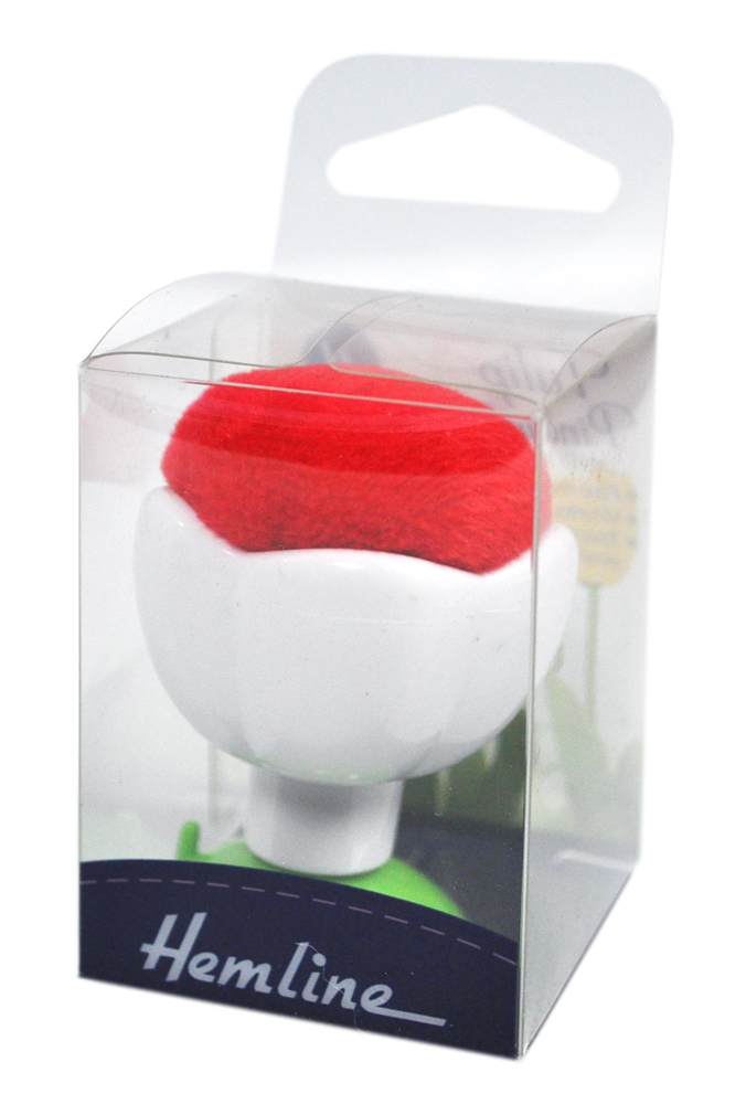 Tulip Pin Cushion With Suction Cup Red