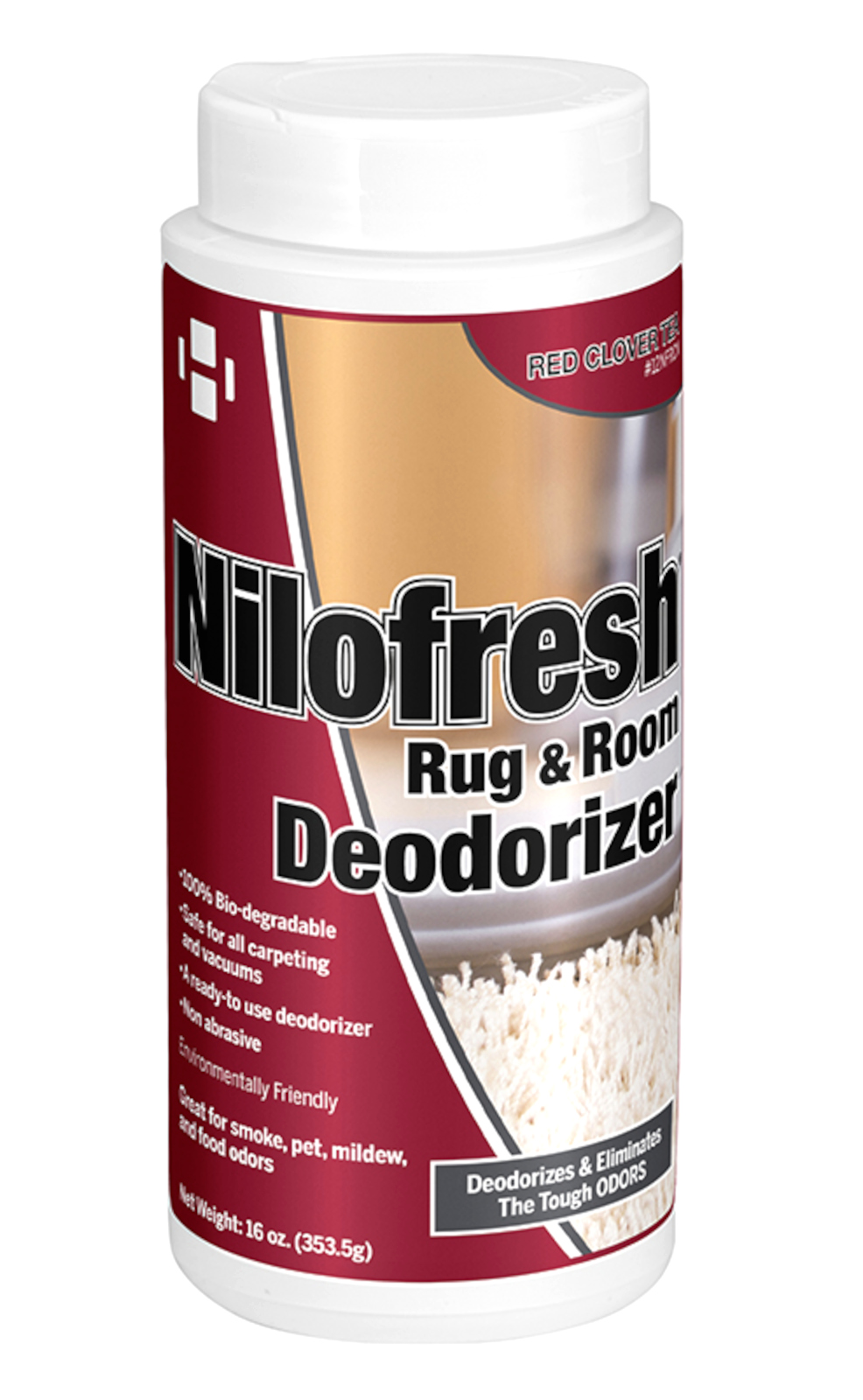 Nilofresh Rug and Room Deodorizer Red Clover Tea Scent 16oz