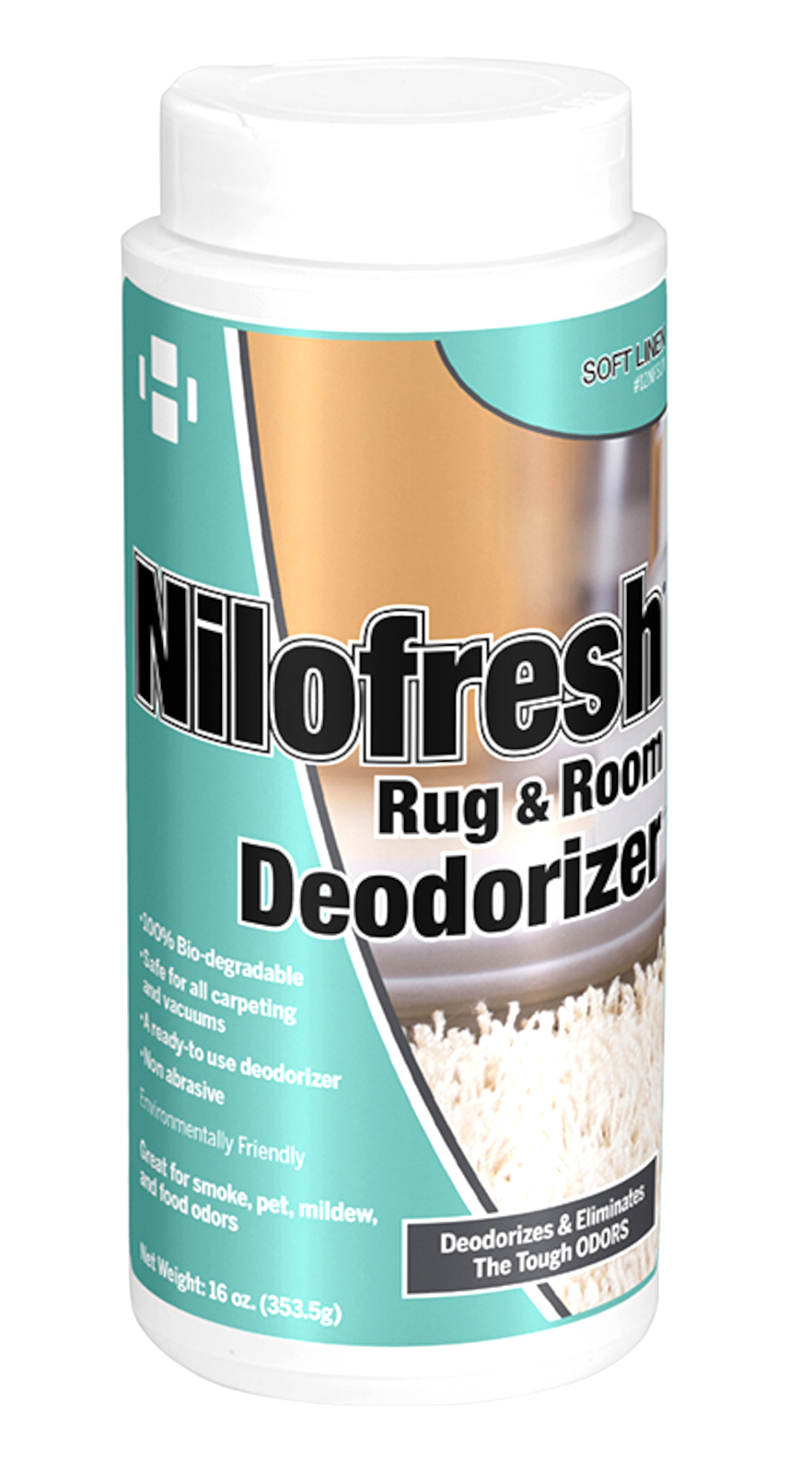 Nilofresh Rug and Room Deodorizer Soft Linen Scent 16oz