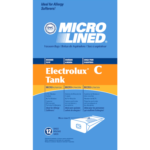 DVC Electrolux Style C Microlined Paper Vacuum Bags 433837