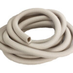 30 Foot Beige 1-1/4 Inch Crushproof Vacuum Hose With Out Ends EX300114030PI