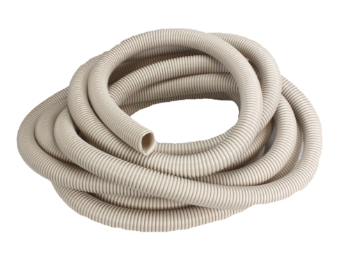 30 Foot Beige 1-1/4 Inch Crushproof Vacuum Hose With Out Ends EX300114030PI