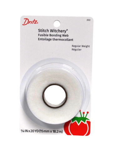 Dritz Stitch Witchery Fusible Bonding Web 5/8 Inch x 20 Yards 222