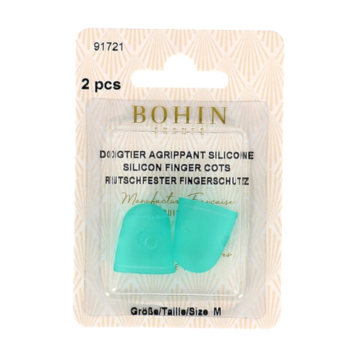 BOHIN Silicone Needle Puller Finger Cots Size Medium 91721