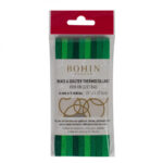 Bohin Dark Green Gradation Fusible Quilt Bias 1/4in x 5-1/2yds