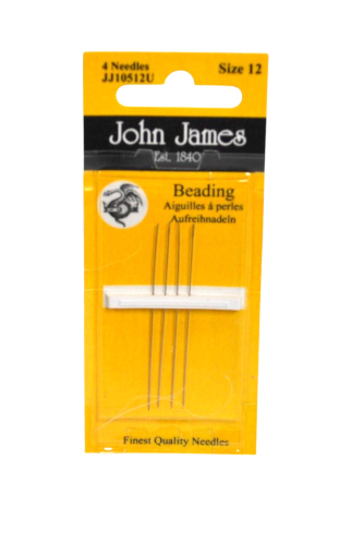 John James Beading Size 12 Hand Sewing Needles JJ10512U