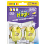Mister Magic Fridge Odor Absorber 2 Count 1 Pack Lemon