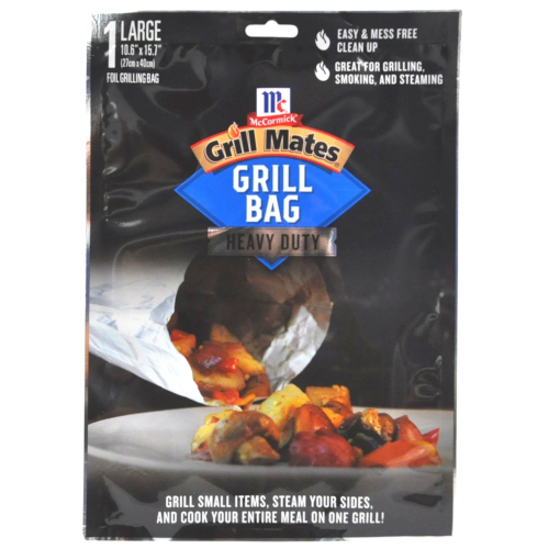 McCormick Grill Mates Large Heavy Duty Foil Grilling Bag